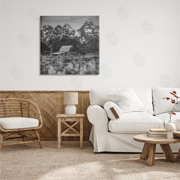 Stupell Industries Daniel Sproul | Farm Barn Mountain Landscape Rural Countryside Photography Wall Art