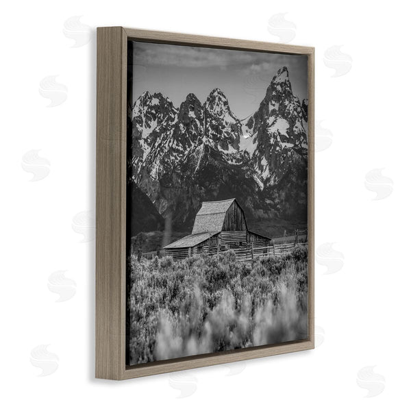 Stupell Industries Daniel Sproul | Farm Barn Mountain Landscape Rural Countryside Photography Wall Art