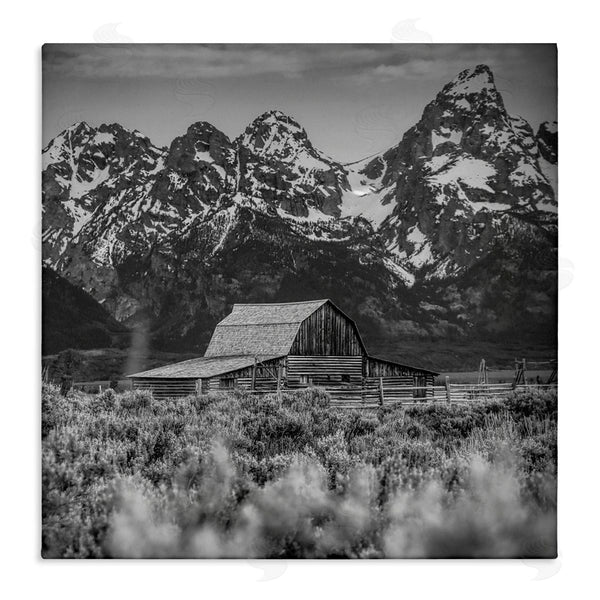 stupell industries Daniel Sproul | Farm Barn Mountain Landscape Rural Countryside Photography Wall Art