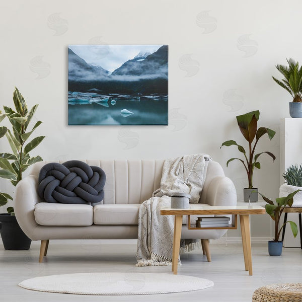 Stupell Industries Daniel Sproul | Foggy Icebergs On Lake Wall Art