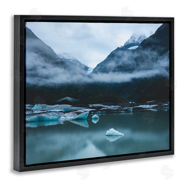 Stupell Industries Daniel Sproul | Foggy Icebergs On Lake Wall Art