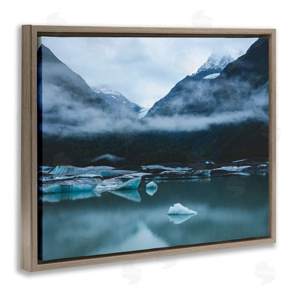 Stupell Industries Daniel Sproul | Foggy Icebergs On Lake Wall Art