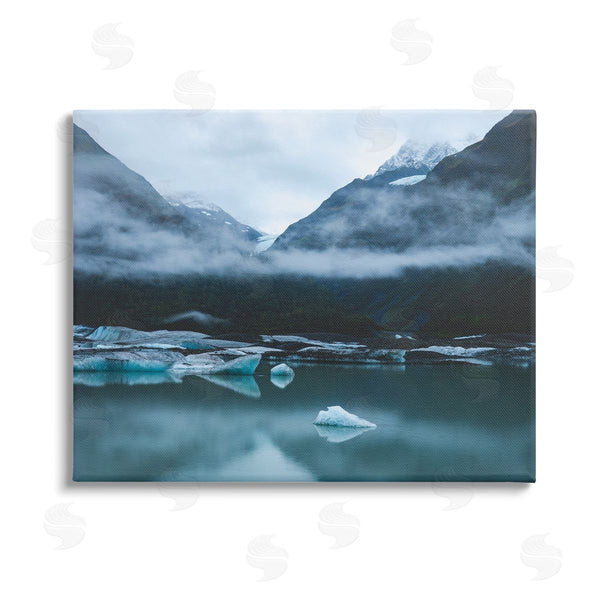 stupell industries Daniel Sproul | Foggy Icebergs on Lake Wall Art