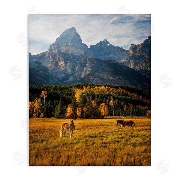 stupell industries Daniel Sproul | Horses & Fall Foliage