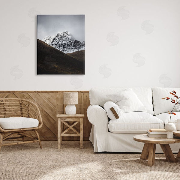 Stupell Industries Daniel Sproul | Icy Mountain Valley Wall Art