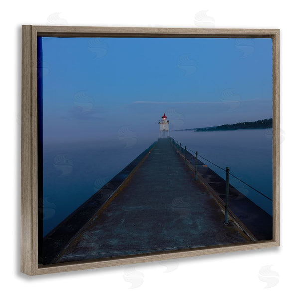 Stupell Industries Daniel Sproul | Lighthouse At Night Wall Art
