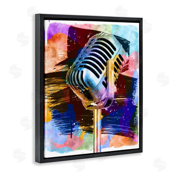 Stupell Industries Daniel Sproul | Modern Vivid Microphone