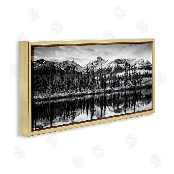 Stupell Industries Daniel Sproul | Monochrome Lake Reflection Wall Art
