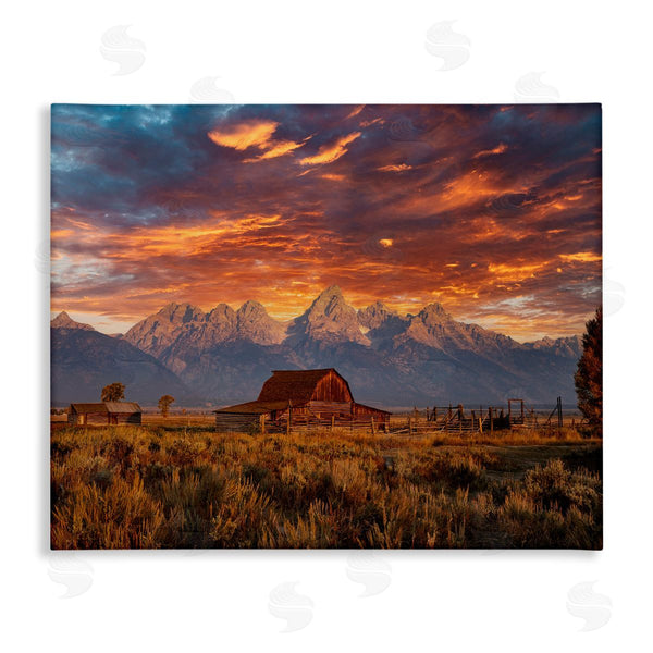 stupell industries Daniel Sproul | Mountain Cabin Sunset
