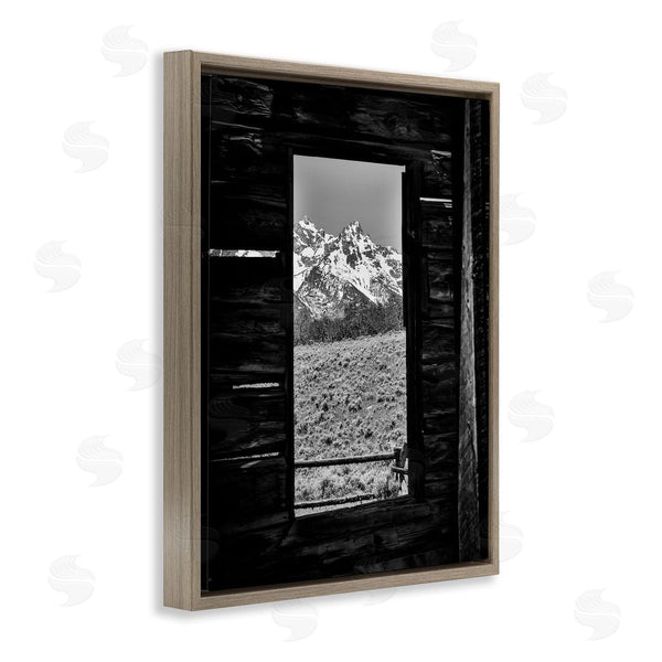 Stupell Industries Daniel Sproul | Mountain In Cabin Window