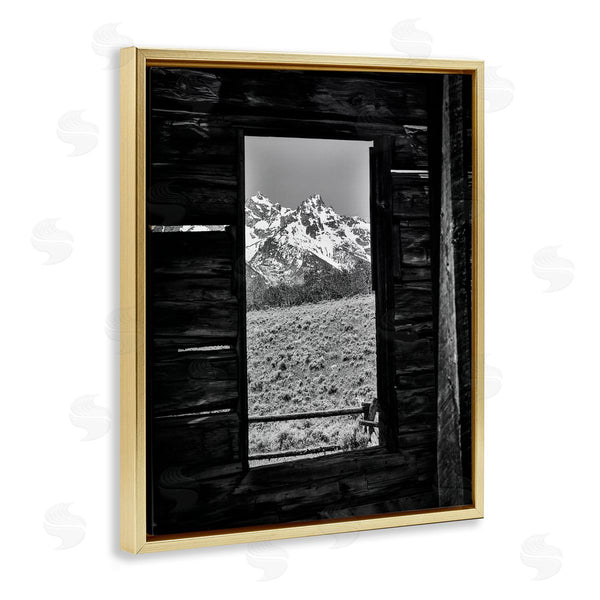 Stupell Industries Daniel Sproul | Mountain In Cabin Window