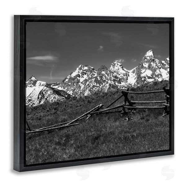 Stupell Industries Daniel Sproul | Mountain Peaks & Fence