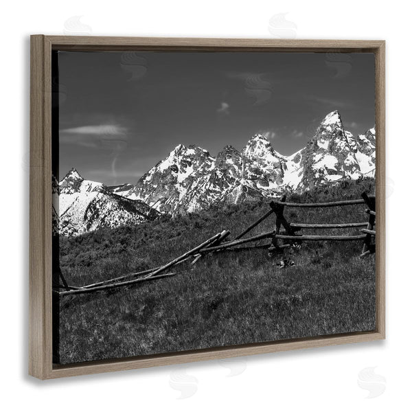 Stupell Industries Daniel Sproul | Mountain Peaks & Fence
