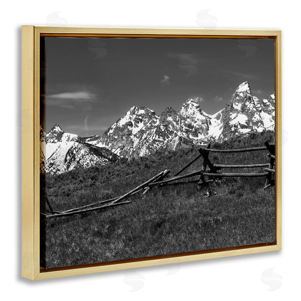 Stupell Industries Daniel Sproul | Mountain Peaks & Fence