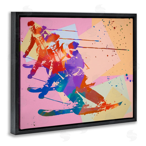Stupell Industries Daniel Sproul | Pop Style Winter Skiing