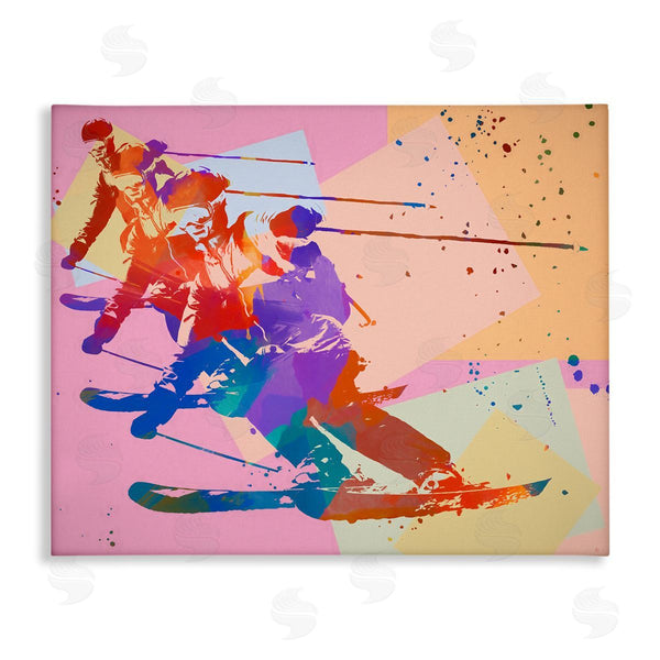 stupell industries Daniel Sproul | Pop Style Winter Skiing