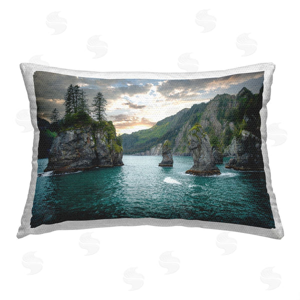 Stupell Industries Daniel Sproul | Protruding Cliffs Seascape