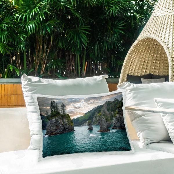 Stupell Industries Daniel Sproul | Protruding Cliffs Seascape
