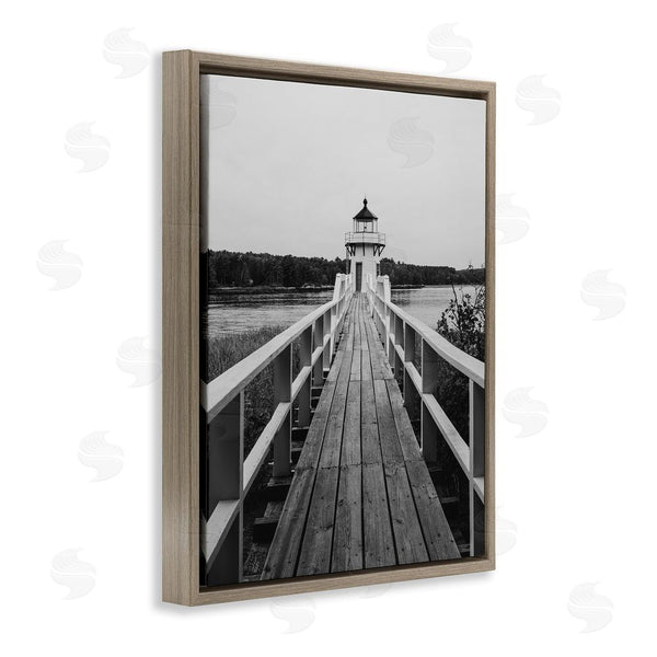 Stupell Industries Daniel Sproul | Rustic Lighthouse Photography Wall Art
