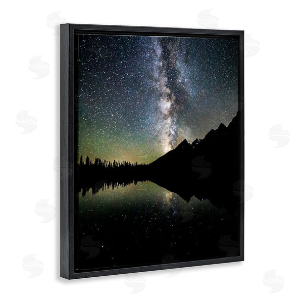 Stupell Industries Daniel Sproul | Starry Sky Lake Reflection