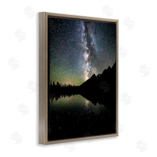 Stupell Industries Daniel Sproul | Starry Sky Lake Reflection