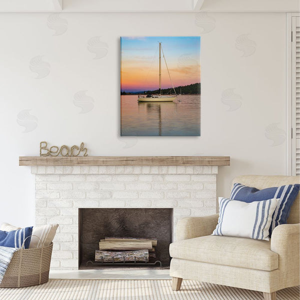 Stupell Industries Daniel Sproul | Sunset Boat Photography Wall Art