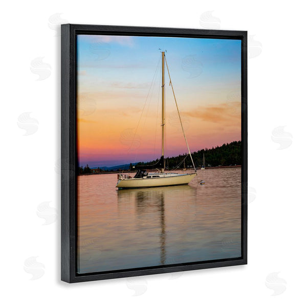 Stupell Industries Daniel Sproul | Sunset Boat Photography Wall Art