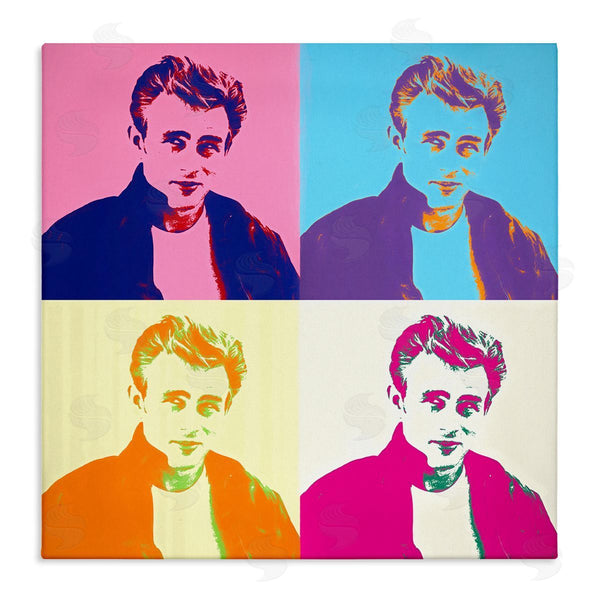 stupell industries Daniel Sproul | Vivid Pop Style Portrait Squares Person Man Wall Art