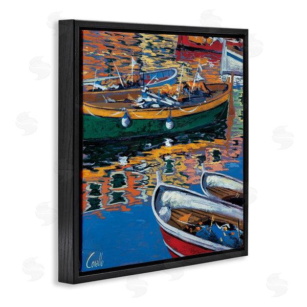Stupell Industries Daniela Corallo | Boats In Water Reflection Wall Art