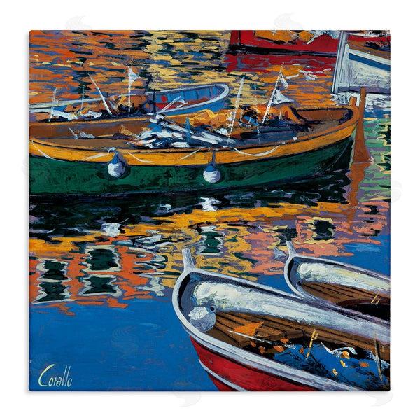 stupell industries Daniela Corallo | Boats in Water Reflection Wall Art