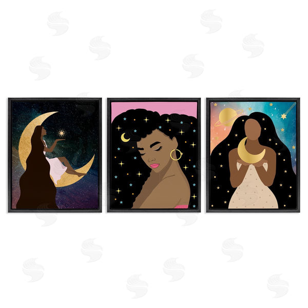 Stupell Industries Daniela Santiago | Beautiful Cosmic Women