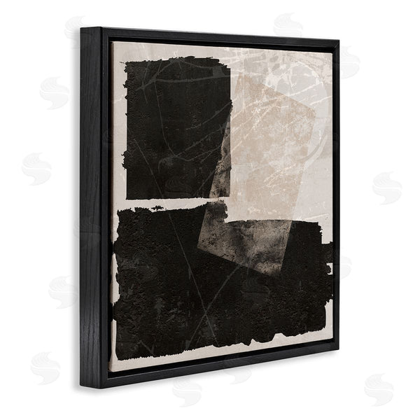 Stupell Industries Daniela Santiago | Black Streaked Abstraction