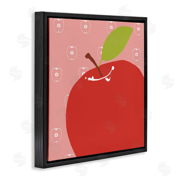 Stupell Industries Daniela Santiago | Bright Apple Fruit