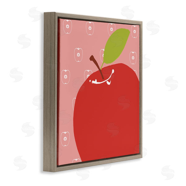 Stupell Industries Daniela Santiago | Bright Apple Fruit