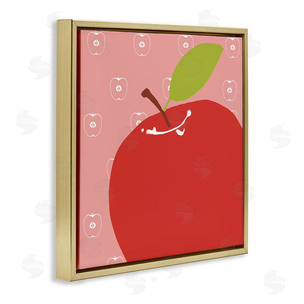 Stupell Industries Daniela Santiago | Bright Apple Fruit