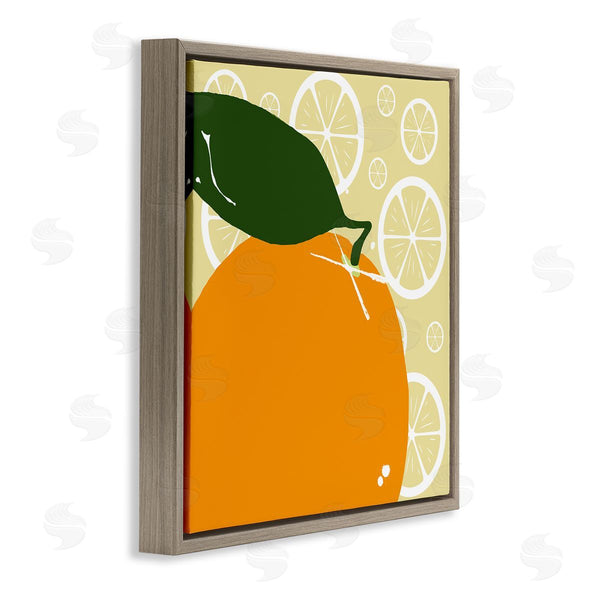 Stupell Industries Daniela Santiago | Bright Orange Fruit