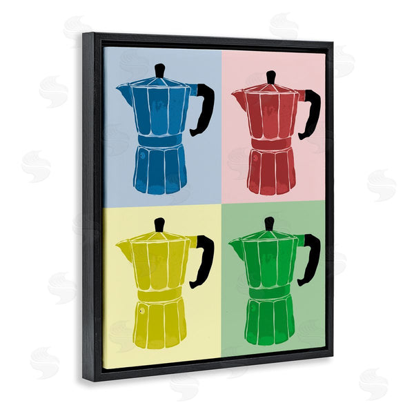 Stupell Industries Daniela Santiago | Coffee Espresso Pop Style
