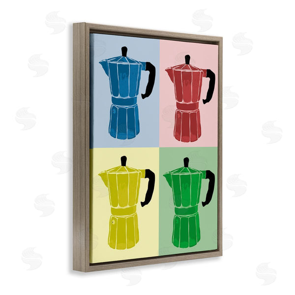 Stupell Industries Daniela Santiago | Coffee Espresso Pop Style