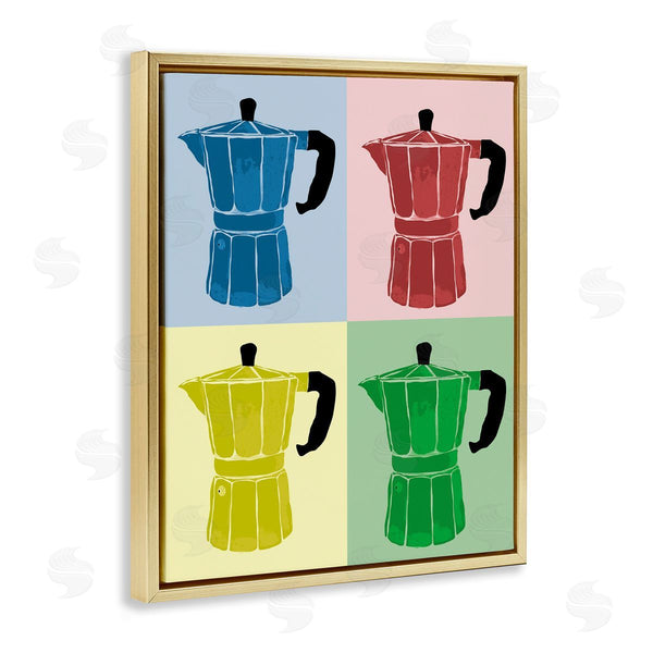 Stupell Industries Daniela Santiago | Coffee Espresso Pop Style