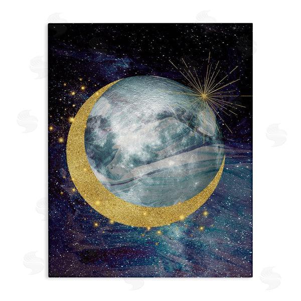 stupell industries Daniela Santiago | Cosmic Shimmer Moon