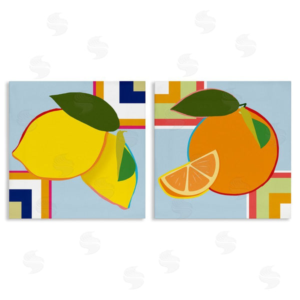 stupell industries Daniela Santiago | Geometric Citrus Fruit