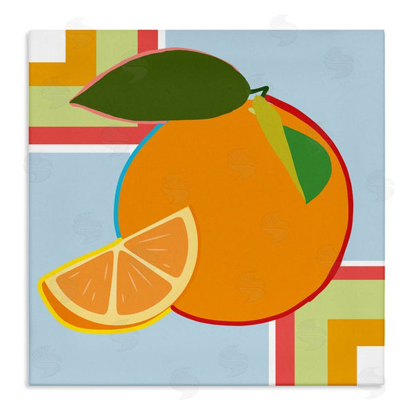 stupell industries Daniela Santiago | Geometric Orange Fruit