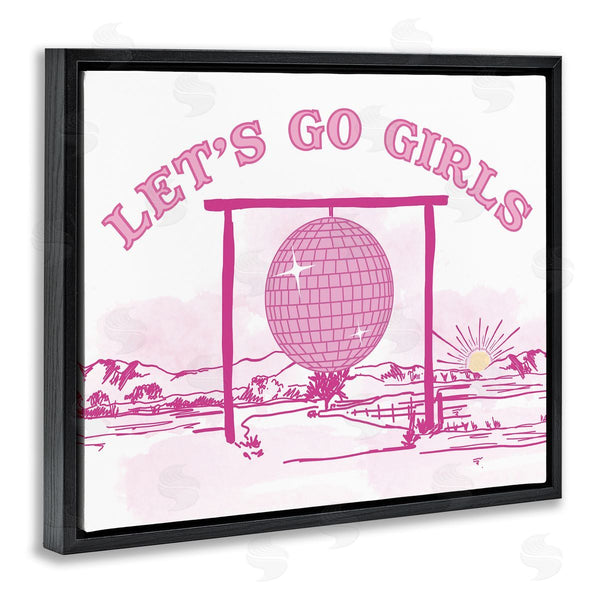 Stupell Industries Daniela Santiago | Go Girls Western Disco Wall Art