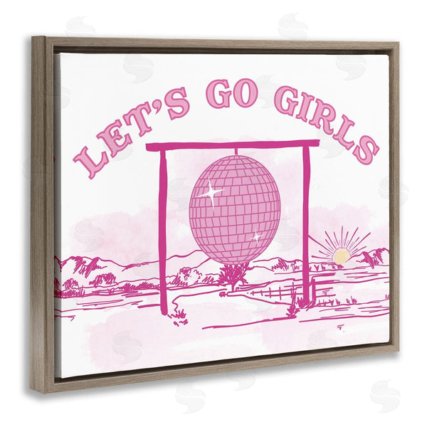 Stupell Industries Daniela Santiago | Go Girls Western Disco Wall Art