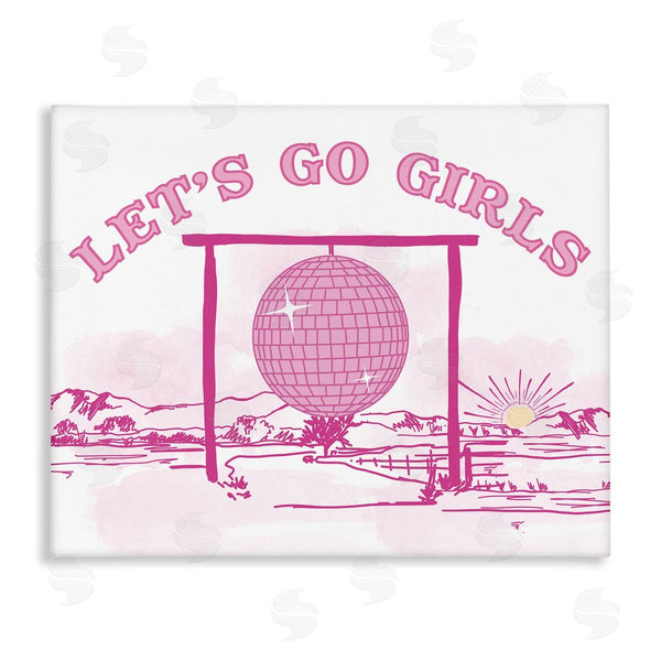 stupell industries Daniela Santiago | Go Girls Western Disco Wall Art