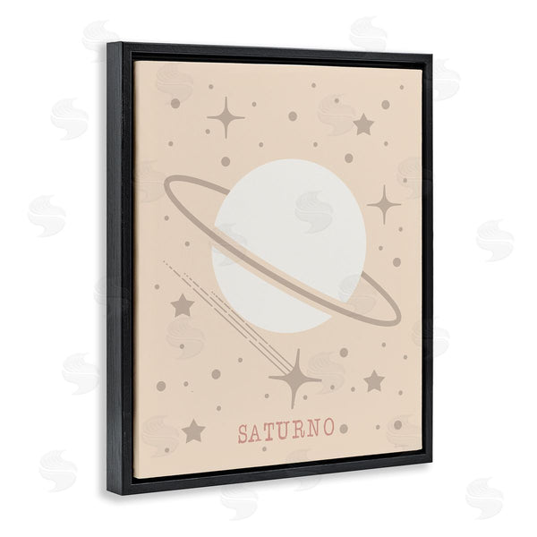 Stupell Industries Daniela Santiago | Minimal Saturn With Stars