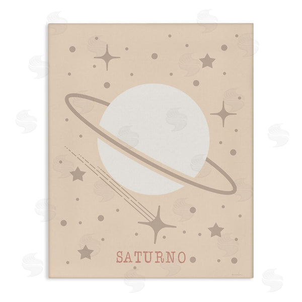 stupell industries Daniela Santiago | Minimal Saturn with Stars