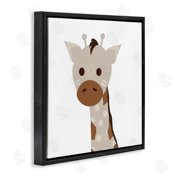 Stupell Industries Daniela Santiago | Neutral Tone Giraffe