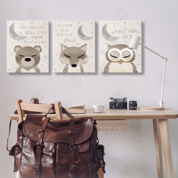 Stupell Industries Daniela Santiago | Nighttime Animals & Lullabies Wall Art