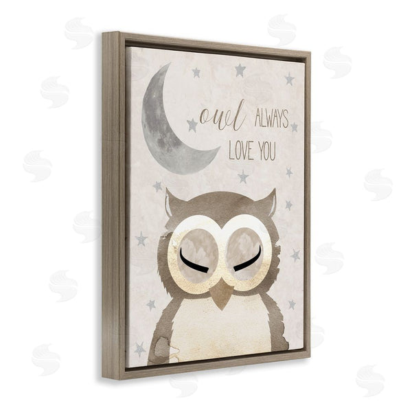 Stupell Industries Daniela Santiago | Owl Always Love You Pun Wall Art